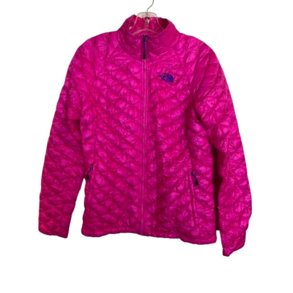The North Face ThermoBall Women’s Pink Quilted Puffer Jacket Medium